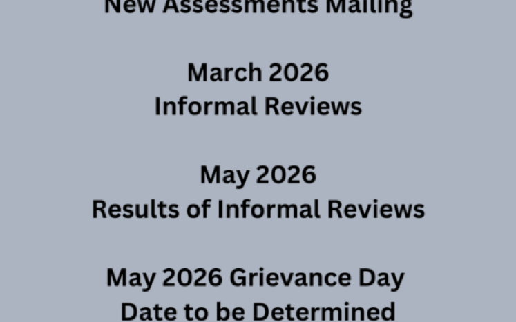 Reassessment Project Update Dates